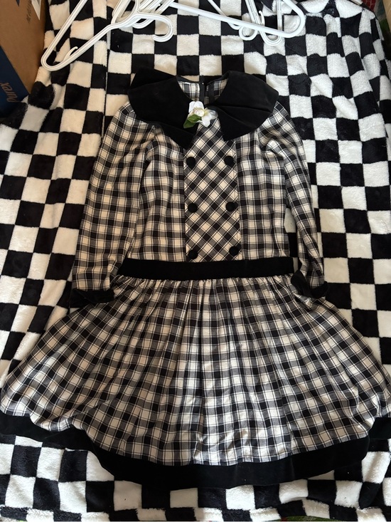 Vintage Other - Size 8 vintage black and white plaid dress